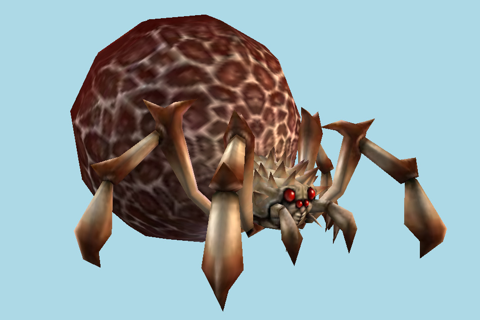 Zelda Capital Baby-Ghoma Spider 3d model