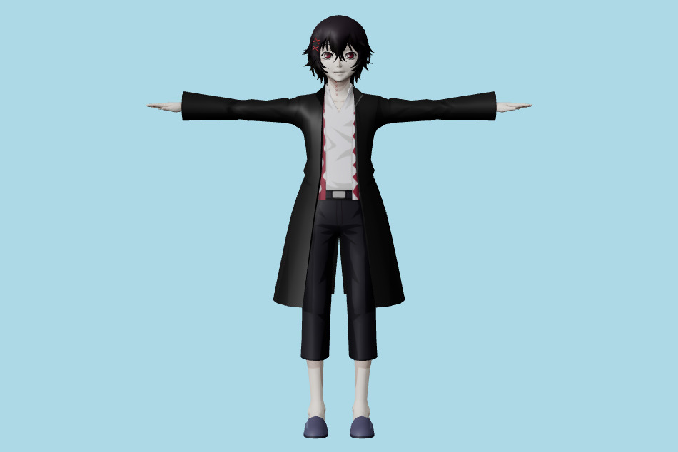 Tokyo Ghoul Re Birth - Juuzou Suzuya 3d model