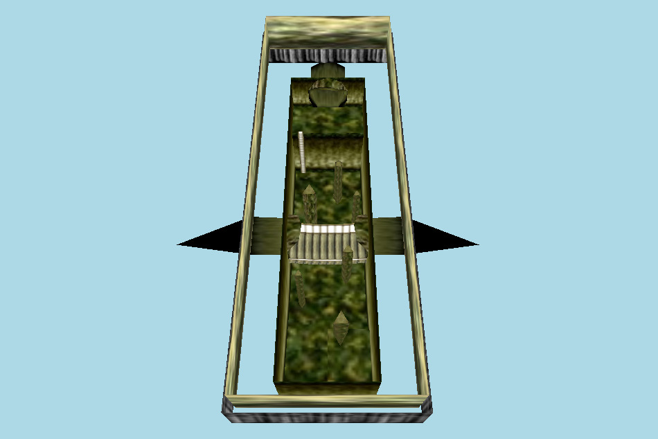 The Legend of Zelda: Ocarina of Time Kokiri Forest Exit Bridge 3d model