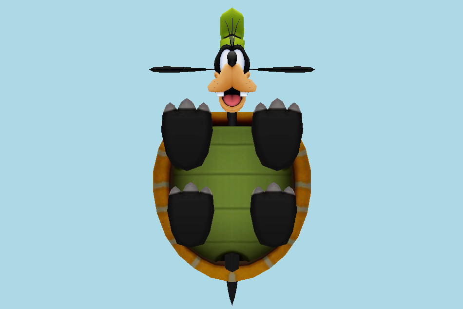 Kingdom Hearts 2 Goofy (Pride Lands) 3d model