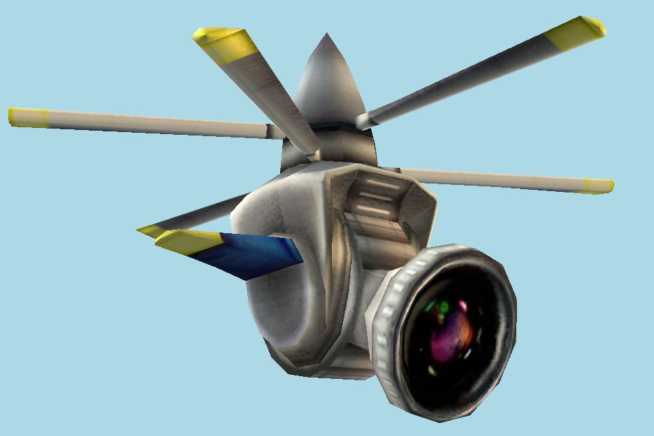 Mario Strikers Charged Cameras 3d model