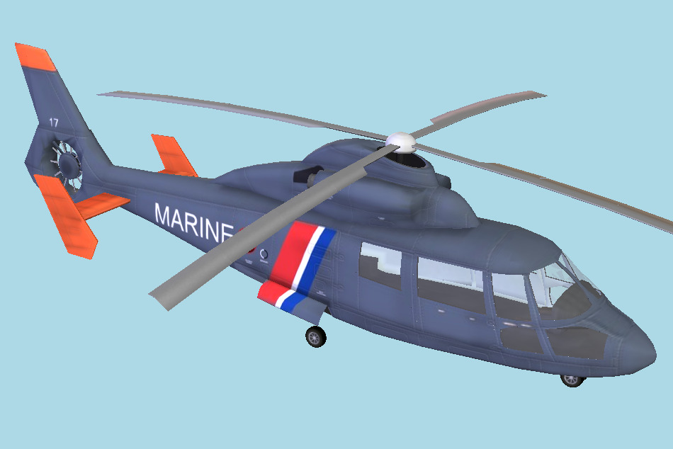 Dauphin 3d model