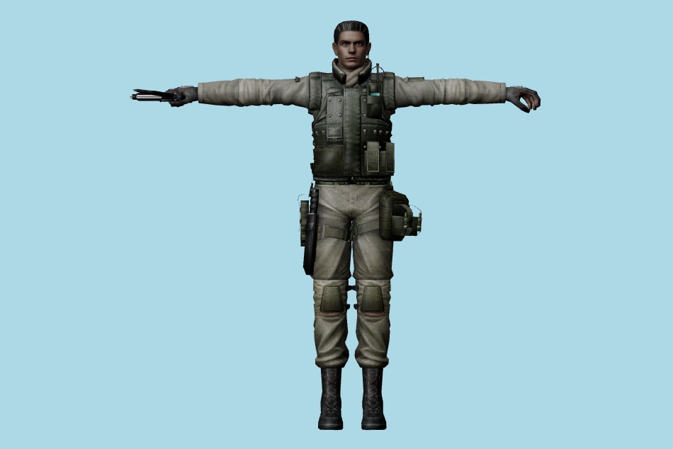 Resident Evil: Chronicles - Redfields Pack 3d model