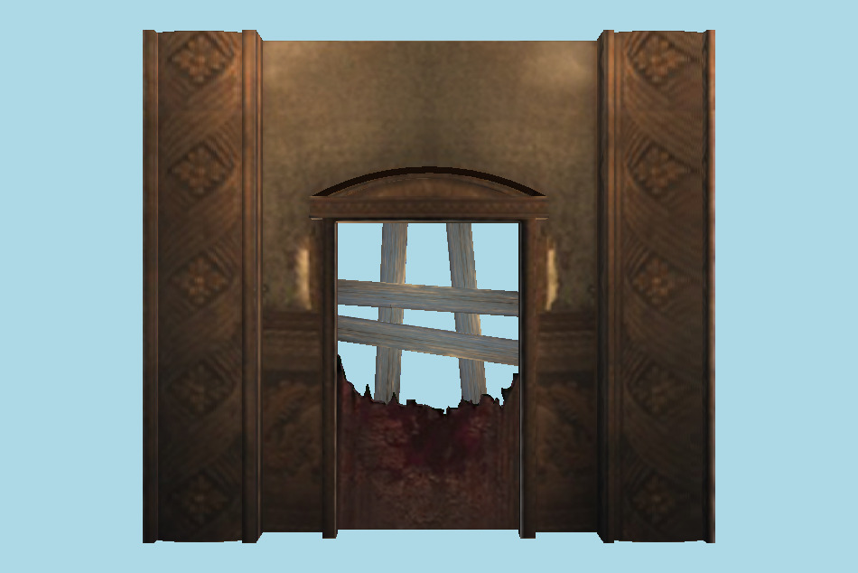 Zombie Gate 3d model