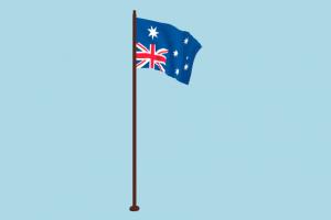 Australia Flag Animated Australia-Flag