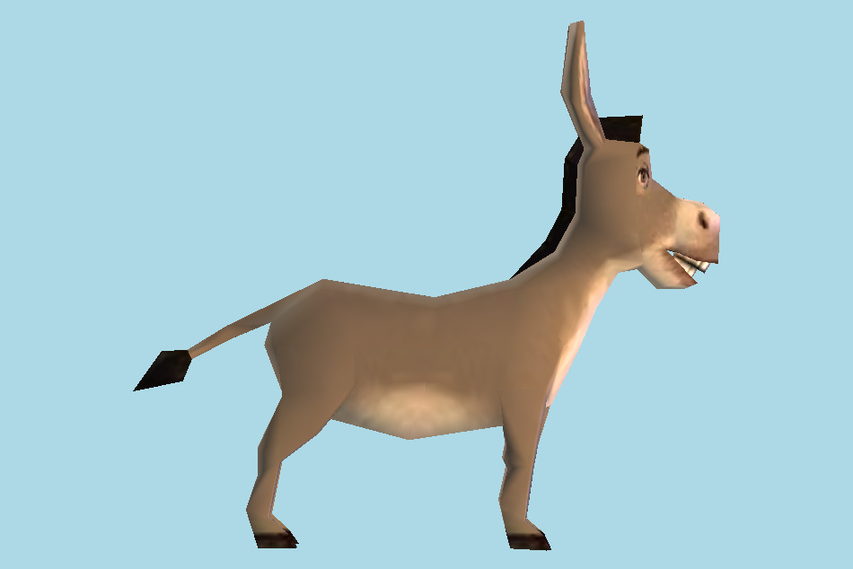 Shrek: Ogres and Dronkeys Donkey 3d model