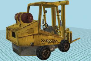 Forklift Truck forklift-truck-lowpoly-2