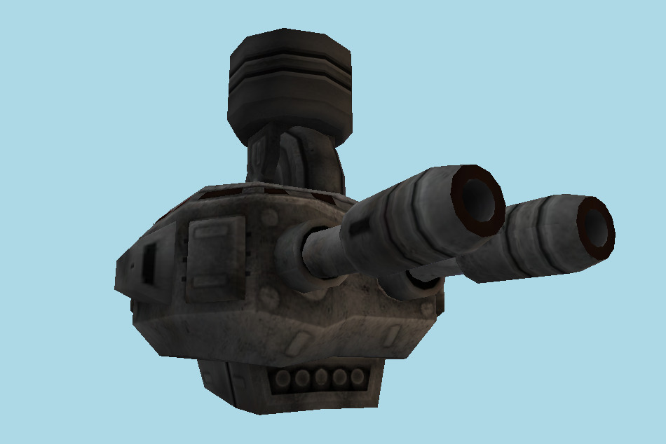 Sonic Colors Frigate Orcan Gunbase 3d model