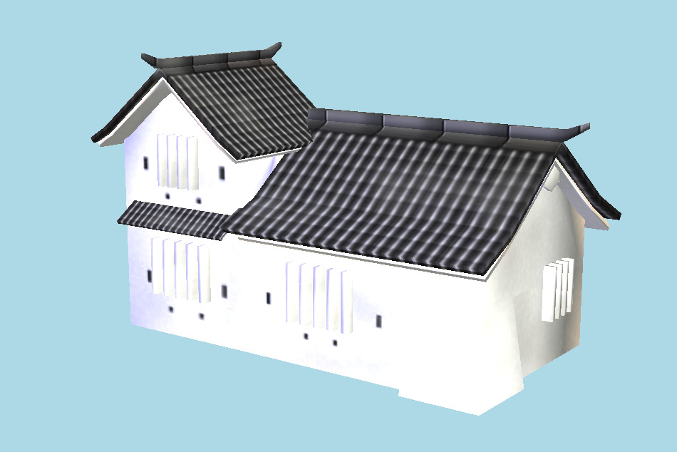 Tsuyama Castle 3d model