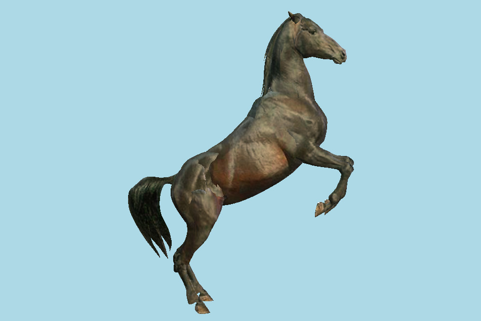 Horse Statue 3d model