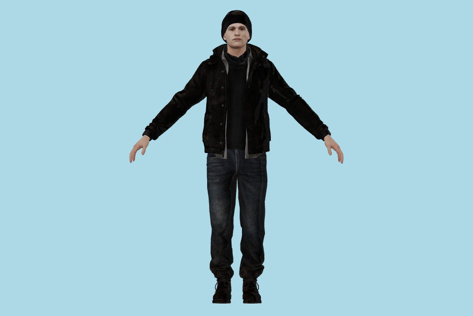 Detroit: Become Human - Connor Jericho 3d model