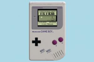 Game Boy nintendo, gameboy, playstation, handed, game, play, fun, kid, toy, device, electronic, lowpoly