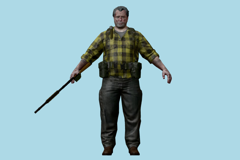 Resident Evil Survival Unit: Robert 3d model