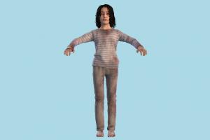 Zombie Girl Resident-Evil-Remake-Kendo-Daughter-Girl