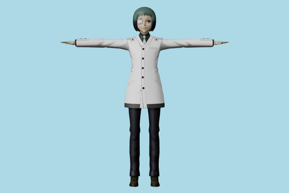 Tokyo Ghoul Re Birth - Tooru Mutsuki 3d model