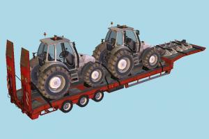 Overweight Trailer Overweight-Trailer-with-Tractors