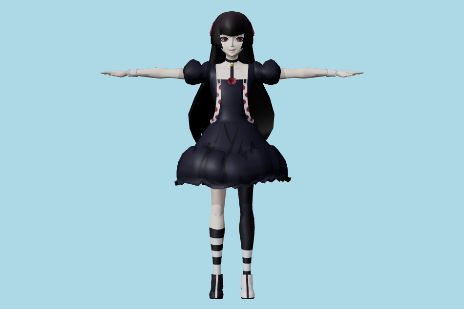 Tokyo Ghoul Re Birth - Juuzou Suzuya 3d model