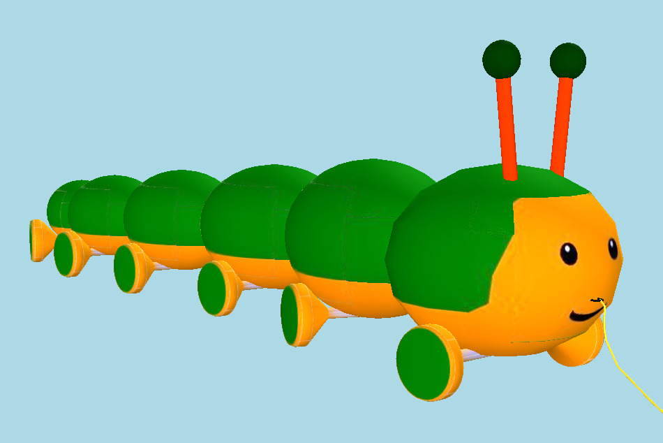 Chenille Snake 3d model