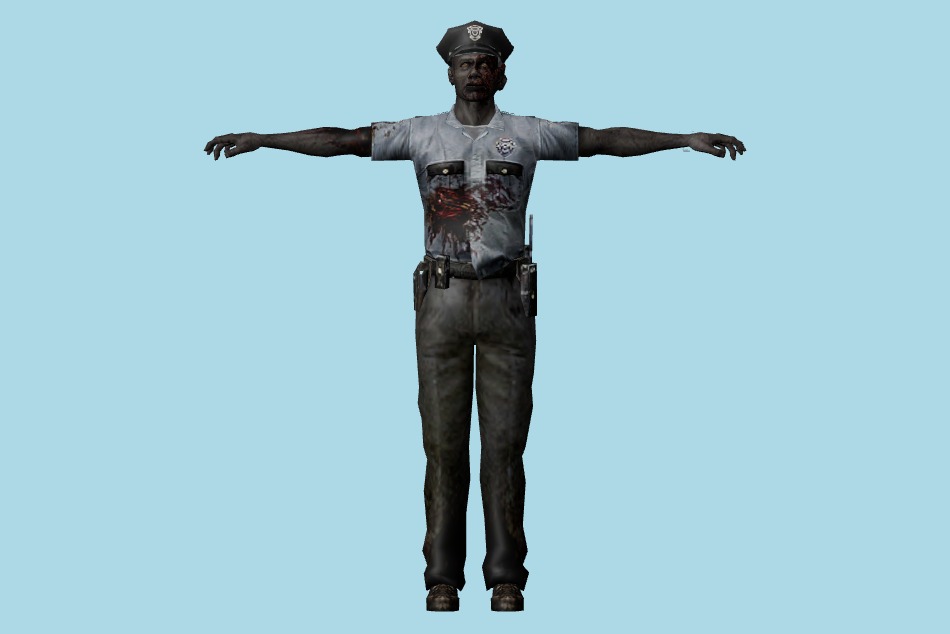 Resident Evil: Chronicles - Raccoon Zombies Pack 3d model
