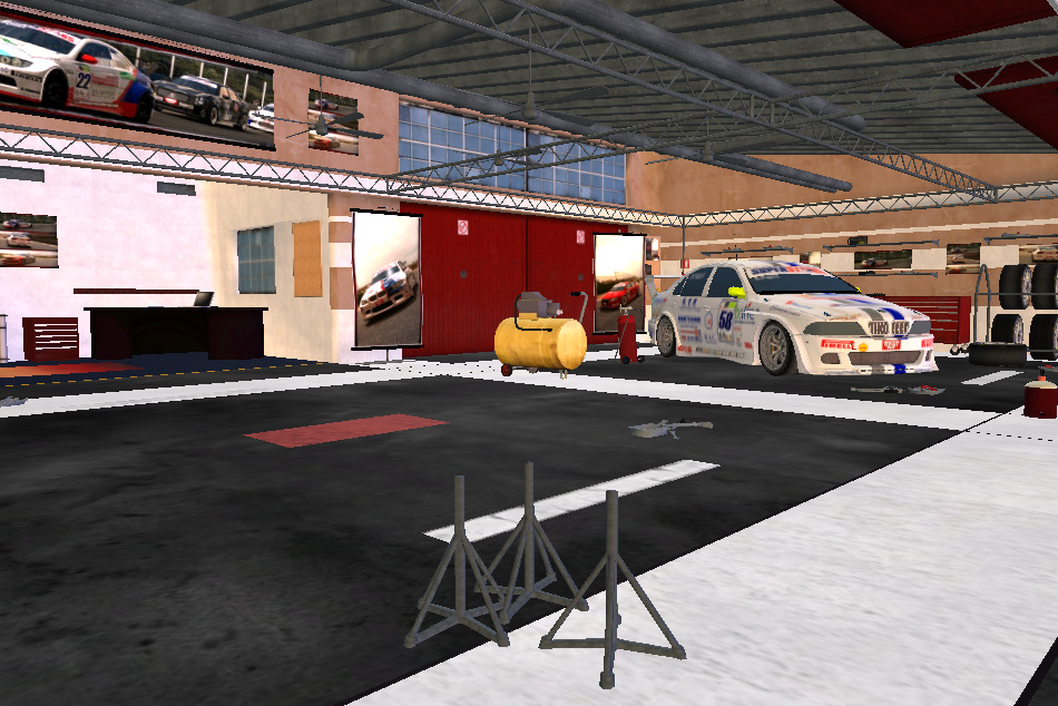Superstars Garage 3d model