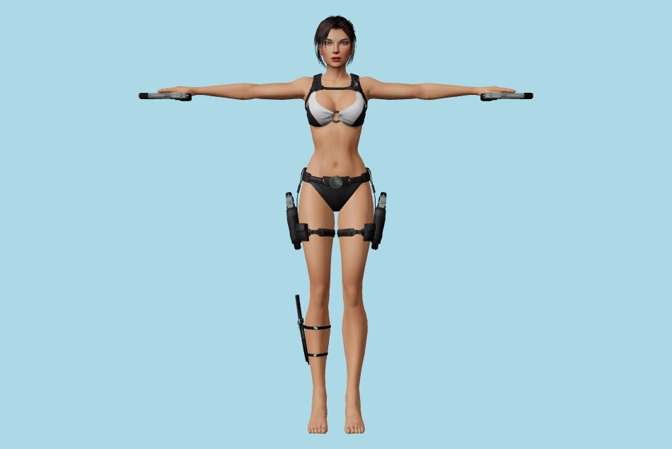 Tomb Raider Underworld: Lara Croft Bikini 3d model
