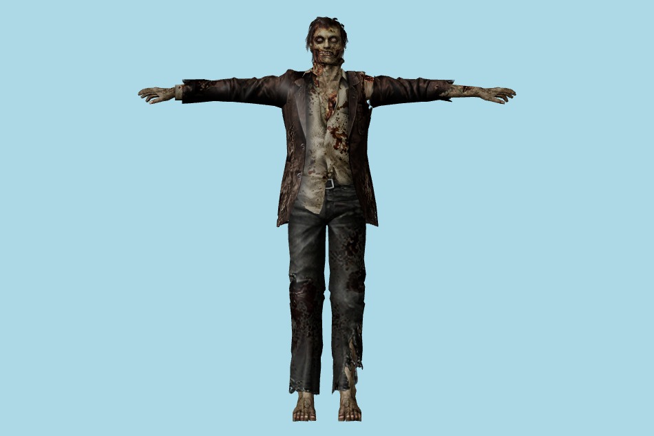 Resident Evil: Chronicles - Mansion Zombies 3d model