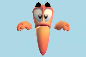 Worm worms, worm, snake, cartoon, lowpoly