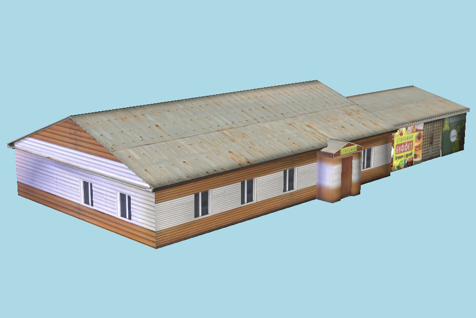 Cafe 3d model