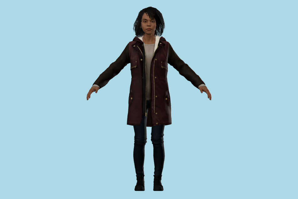 Detroit: Become Human - Civilian Girl 2 DBH Alisha 3d model