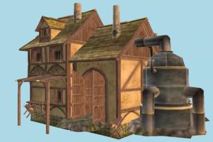 House joinery, house, farm, wooden, country, barn, town, home, building, build, residence, domicile, structure