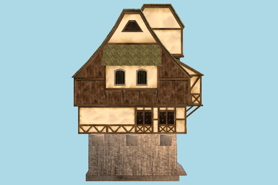 Medieval House 3d model