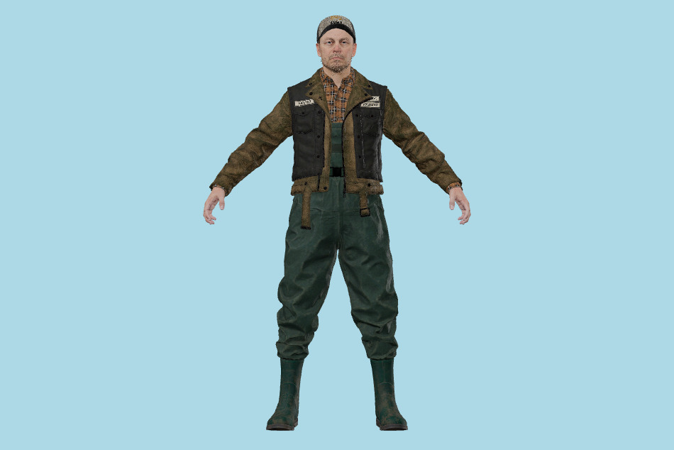 Alan Wake 2 - Ilmo Koskela 3d model