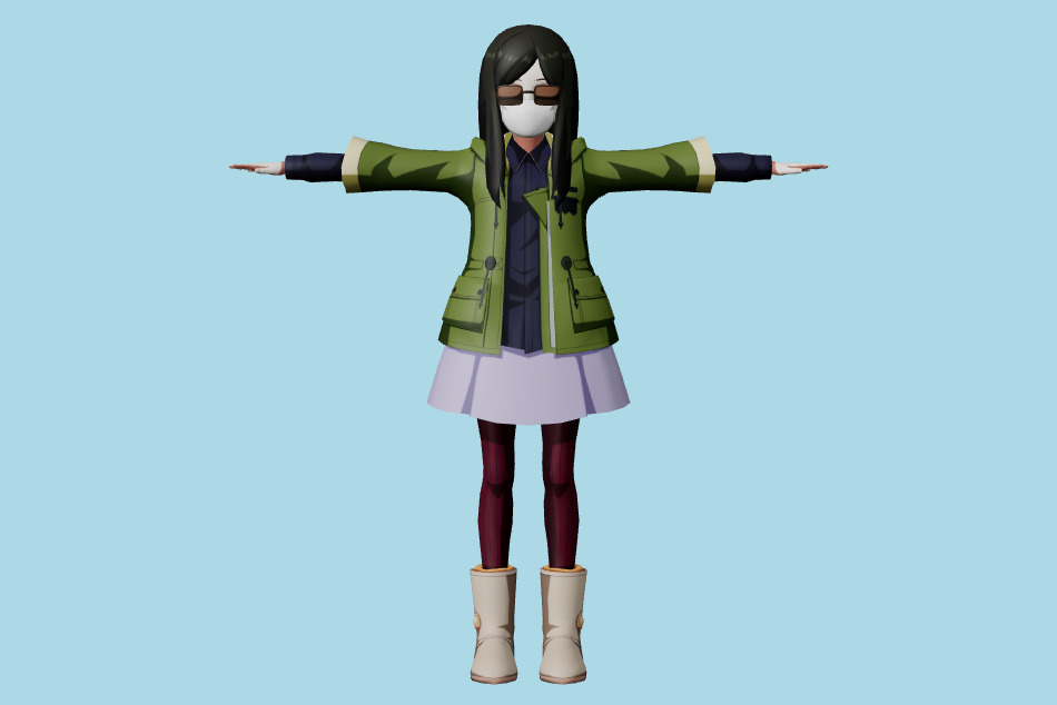 Tokyo Ghoul Re Birth - Hinami Fueguchi 3d model