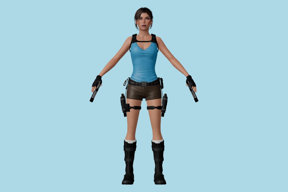Tomb Raider: Lara Croft Classic 3d model