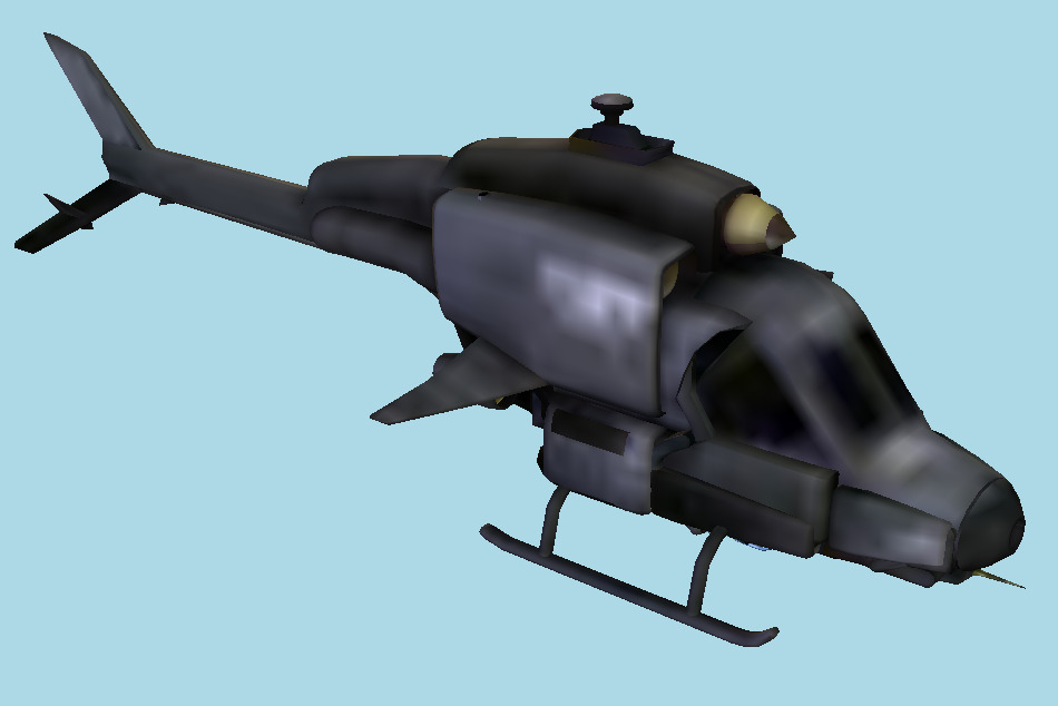 Helicopter 3d model
