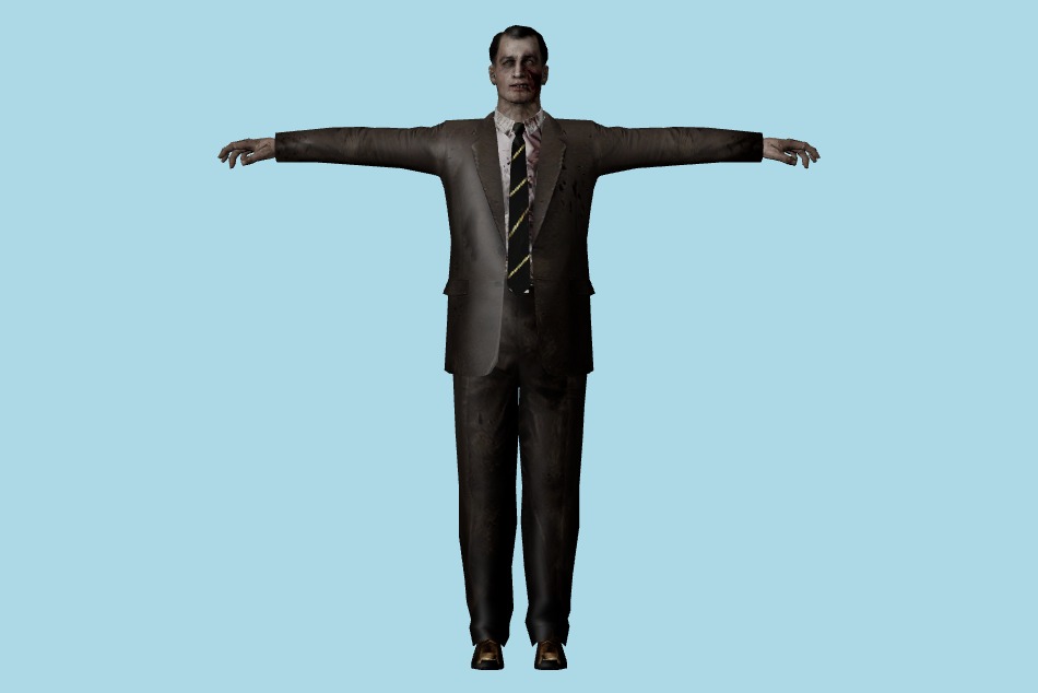 Resident Evil: Chronicles - Civilian Zombies 3d model