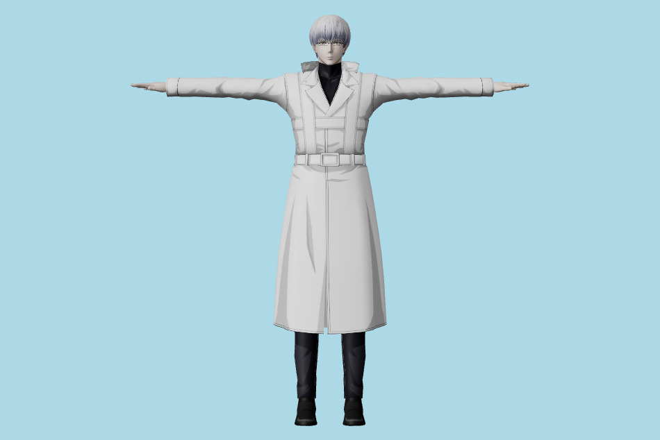 Tokyo Ghoul Re Birth - Kishou Arima 3d model