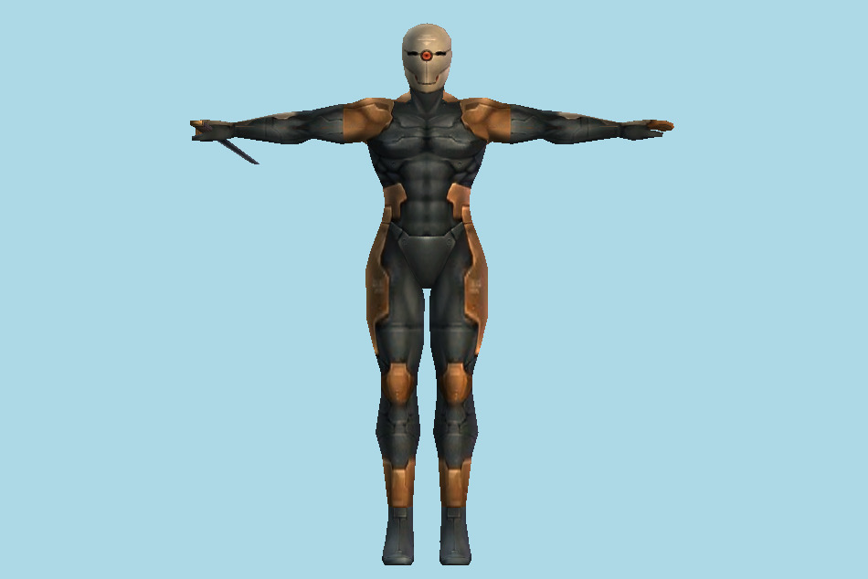 Super Smash Bros. Brawl Grey Fox Ninja 3d model