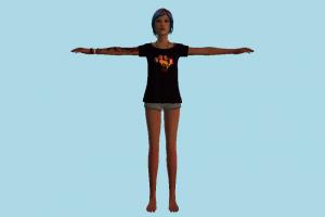 Chloe Price Girl Maxin-Caulfield-Girl