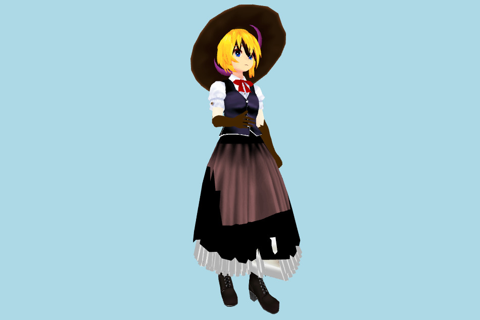 Meguru Aneki Animated HL MDL 3d model