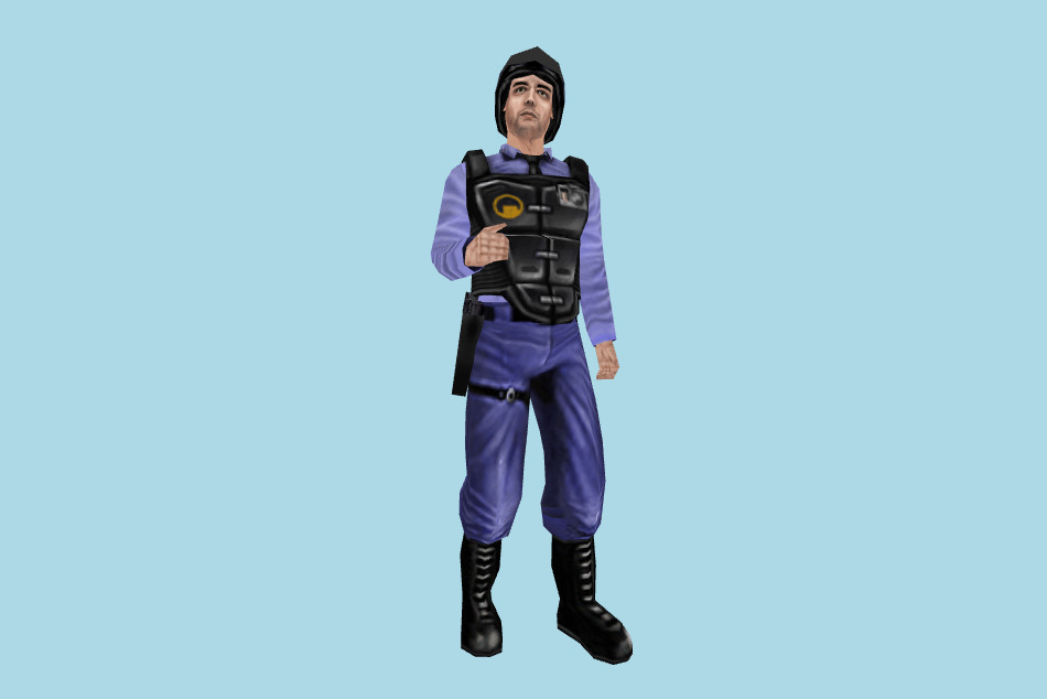 Player HL MDL 3d model