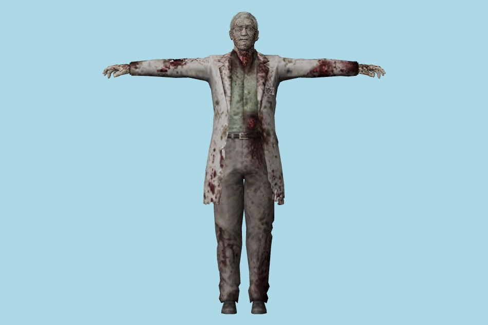Resident Evil: Chronicles - Raccoon Zombies Pack 3d model