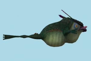 Giant Frog frog, sea-creature, sea, creature, swim, swimming