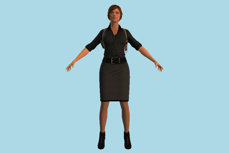 Anna Grimsdottir 3d model