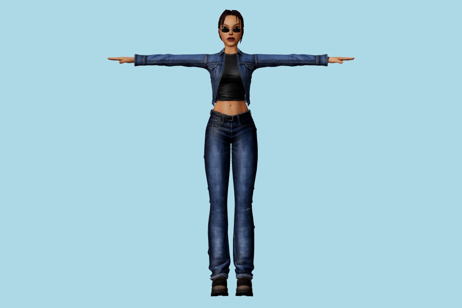 Tomb Raider VI Remastered - Lara Croft Denim 3d model