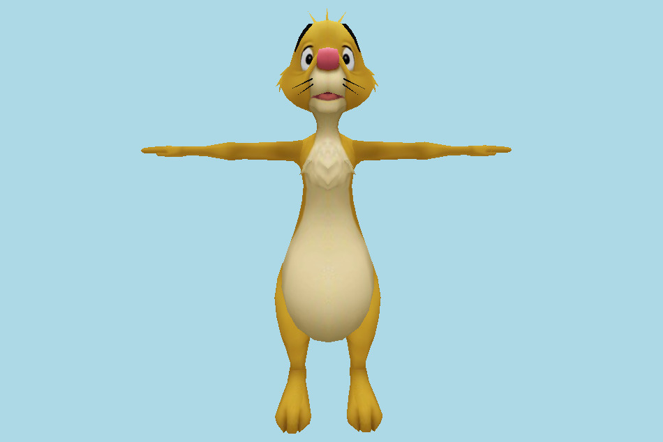 Kingdom Hearts 2 Rabbit 3d model