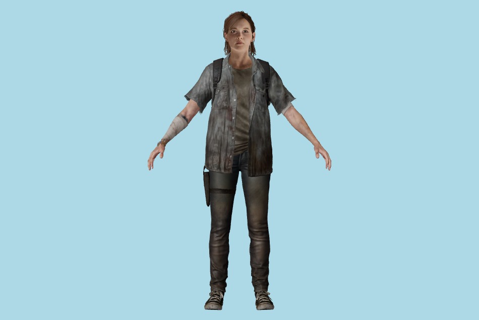 TLOU2 Ellie ( Seattle ) 3d model