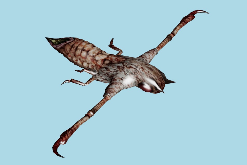 Resident Evil: Chronicles - Moth Larva 3d model