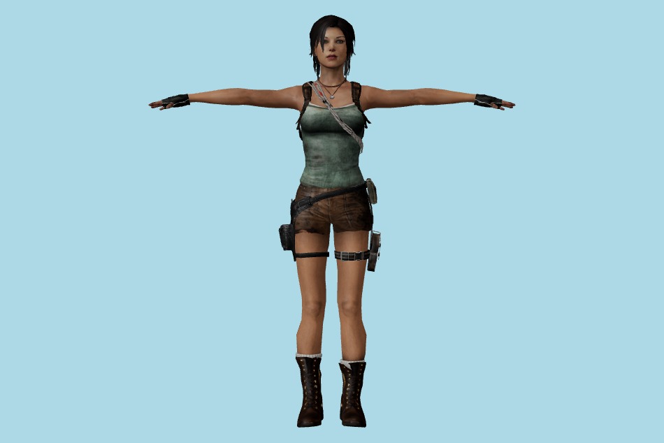 Tomb Raider: Lara Croft Classic 3d model