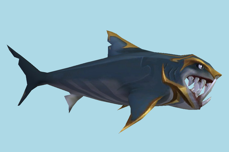 League of Legends Fizz Shark 3d model